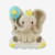 BABY ELEPHANT WITH BLUE BALLOON ORNAMENT - OR2361-M