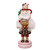 12" GINGERBREAD WITH SANTA MUG HAT NUTCRACKER - HA0809