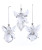 CLEAR ANGEL ORN - T2541