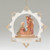 HOLY FAMILY STAR WITH GOLD TIPS ORNAMENT - 56378