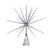 SILVER BURST TREE TOPPER - 133173