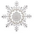 SNOWFLAKE ORN A - 131040