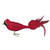 LARGE RED CARDINAL ORNAMENT - 18009
