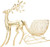 DEER W/ SLEIGH
