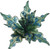 PEACOCK POINSETTIA CLIP 5" - 07-01790