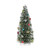 Bright glass looking balls adorn a tall sisal tree, perfect as a display centerpiece. This Village tree is hand-crafted, sisal.