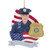 POLICEMAN W/FLAG ORN