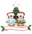 FAMILY OF 2 PENGUINS UGLY SWEATER COUPLE ORNAMENT - OR1602-2