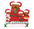 FAMILY OF 5 PAJAMA DARK SKIN TONE ORNAMENT - AA1470-5