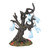 A string of lit ghosts hang in an old tree, making a perfect Village yard decor. This Village tree is hand-crafted, resin. Battery box included, 2 C batteries required.