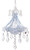 CHANDELIER ORN 8" - 31-00700