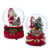 SANTA WATERGLOBE RED BASE