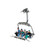 FIGURES SITTING W/ SKIS - JC54200