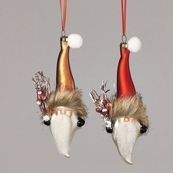 SANTA HEAD ORN -134217