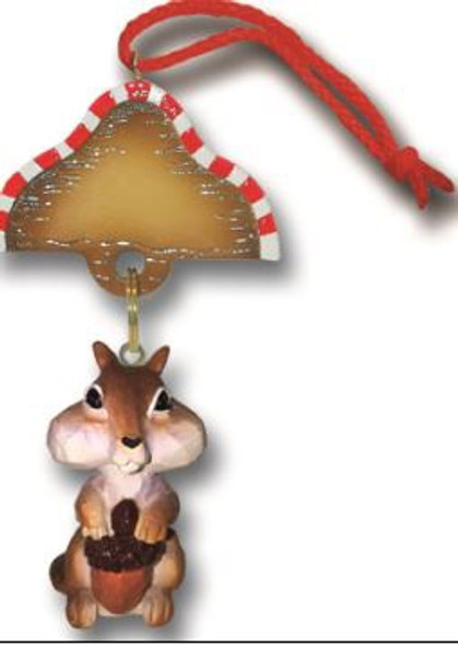 CHIPMUNK WITH ACORN ORNAMENT - 23501