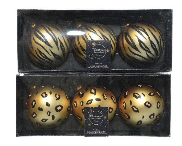 BAUBLE ANIMAL PRINT - 060542