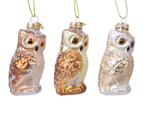 GLASS OWL - 120865