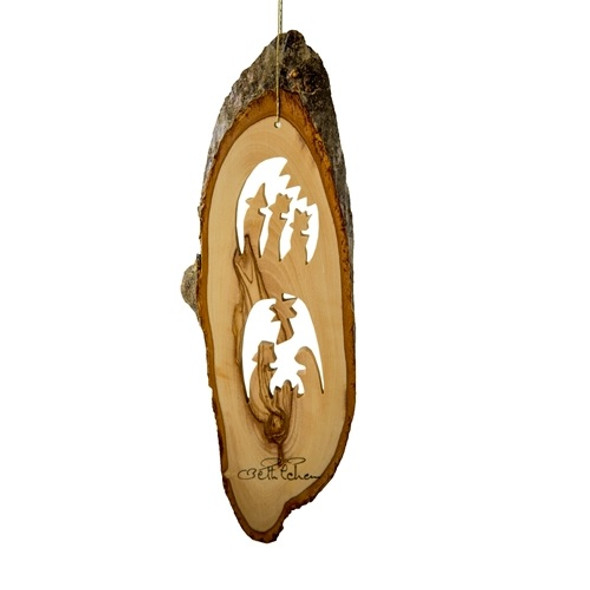 BARK SLICE 2 SCENES KINGS ORNAMENT - F-01 BARK SLICE 2 SCENES KINGS ORNAMENT - F-01