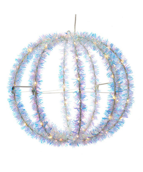 LED TINSEL FOLDABLE SPHERE WW - AD1033WW