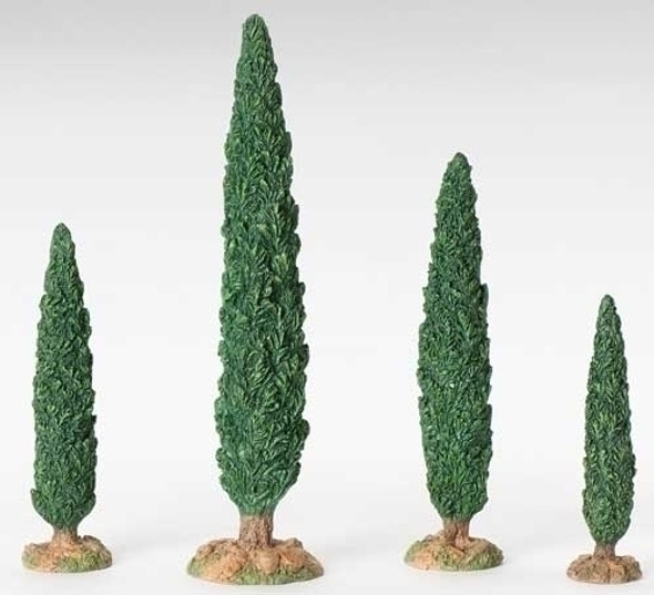 CYPRESS TREES SET OF 4 - 54601