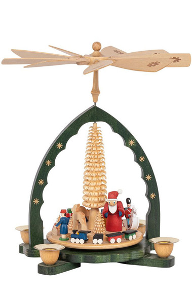 SANTA WITH TOYS PYRAMID - 16047