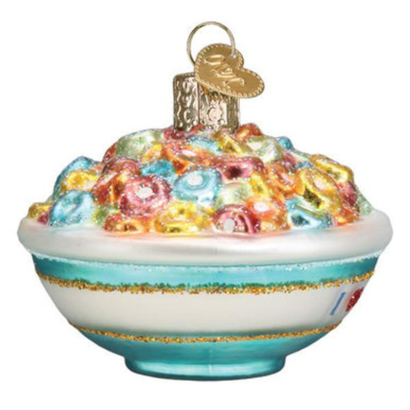 BOWL OF CEREAL ORNAMENT - 32477