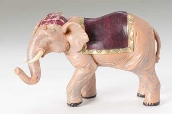 ELEPHANT W/ BLANKET FIGURE - 72525