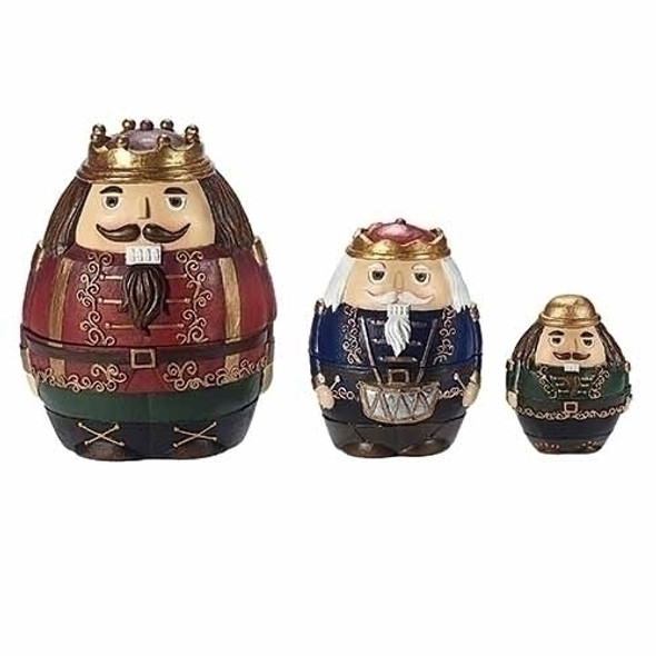 3 PC NUTCRACKER NESTING BOX - 135122