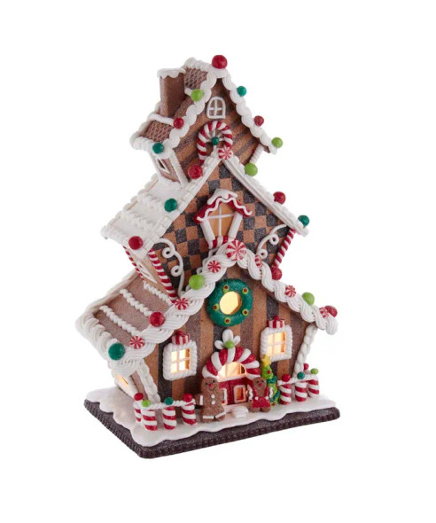 GINGERBREAD COOKIE 3 LAYER LED HOUSE - GBJ0016