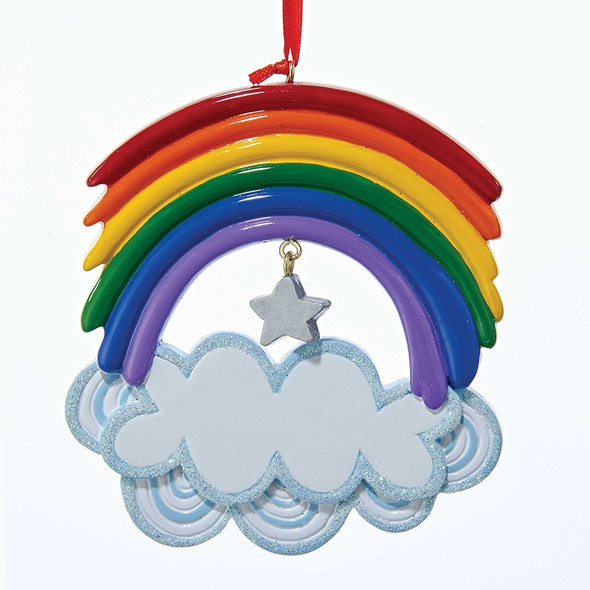 RESIN RAINBOW ORNAMENT - W8292