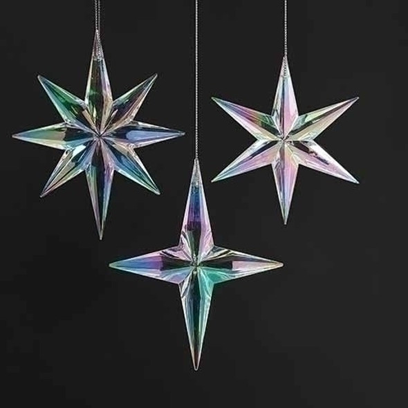 ACRYLIC STAR ORN ASSORTMENT - 135056