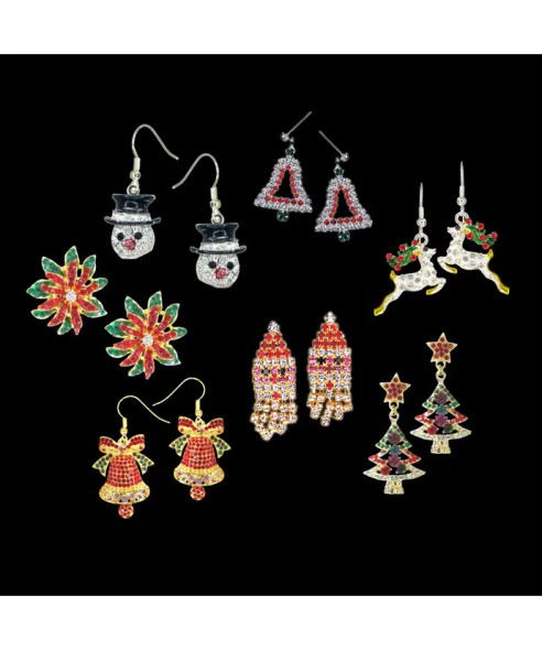METAL EARRINGS WITH POUCH - C2179