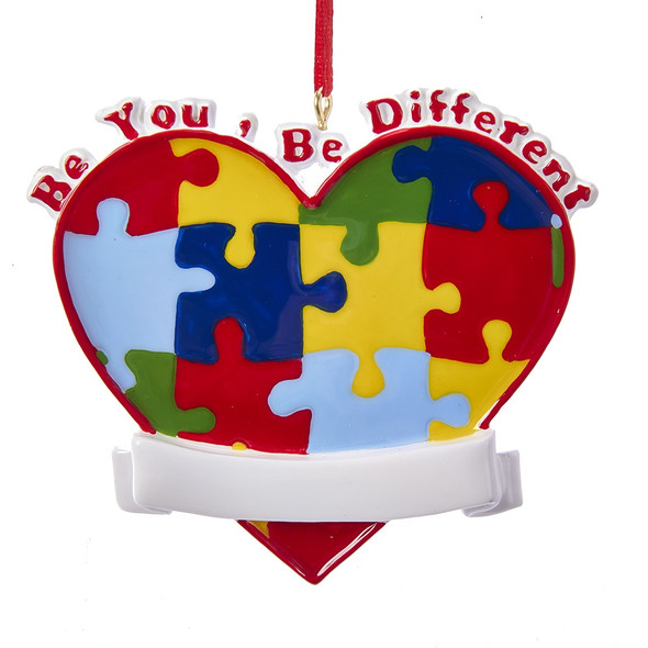 AUTISM AWARENESS ORN - W8450