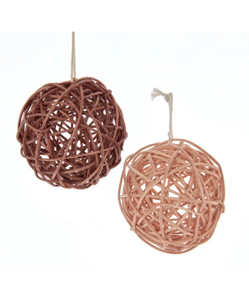 TWIG BALL ORN - G0295