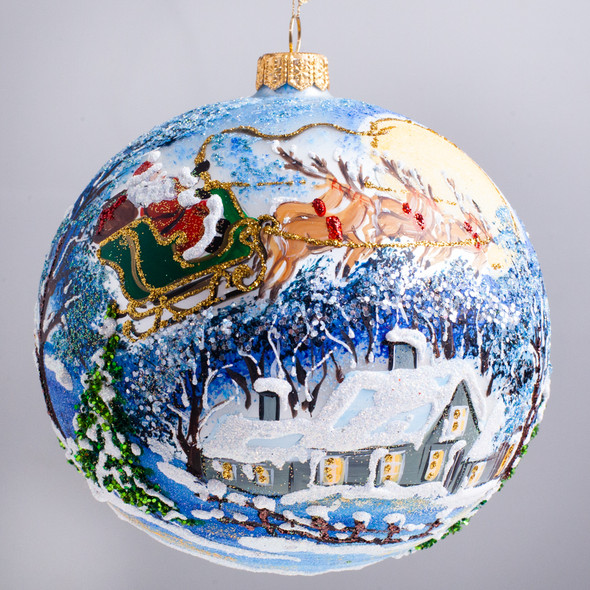 ON DASHER - HANDCRAFTED POLISH ORNAMENT - 2166