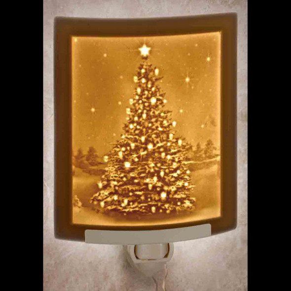 CURVED CHRISTMAS TREE NIGHT LIGHT - NR303