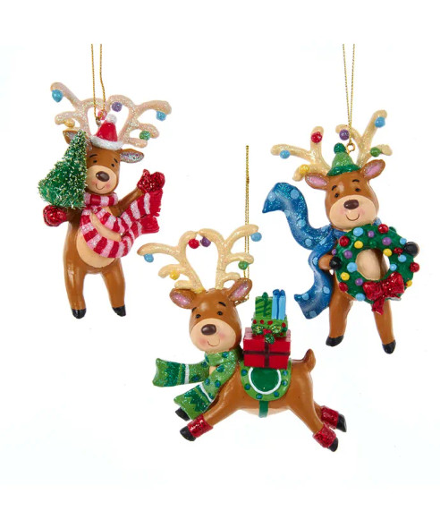 REINDEER ORNAMENT - D4142