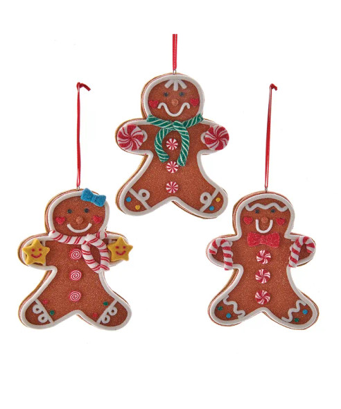 CLAYDOUGH GINGERBREAD ORNAMENT - H7581