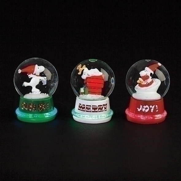 LED SNOOPY MINI WATER GLOBE - 133784