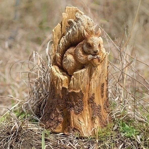 SQUIRREL STATUE TIMBER TAILS - 14372