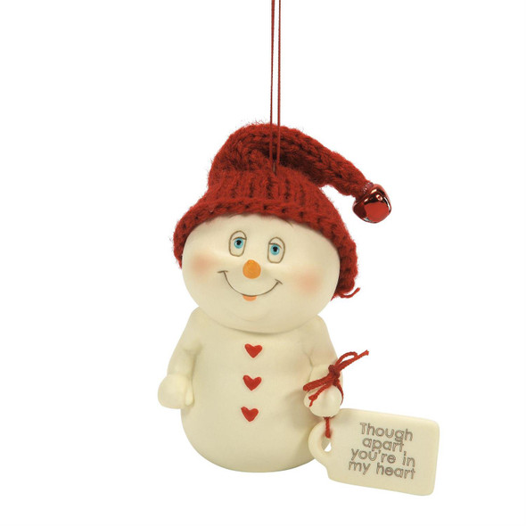 THOUGH APART, YOU'RE IN MY HEART ORNAMENT - 6012522