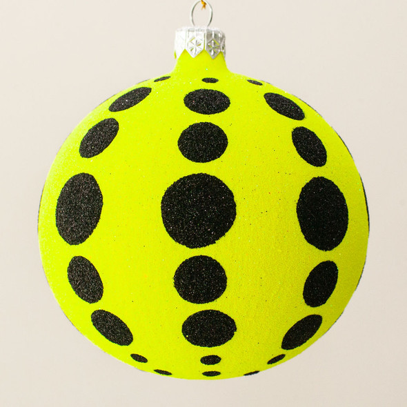 BLACK DOTS ON YELLOW - 2389BK/Y