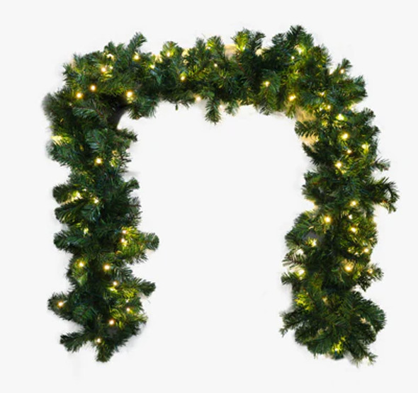 LED GARLAND WITH  WARM WHITE LIGHTS - GARLED14X9E