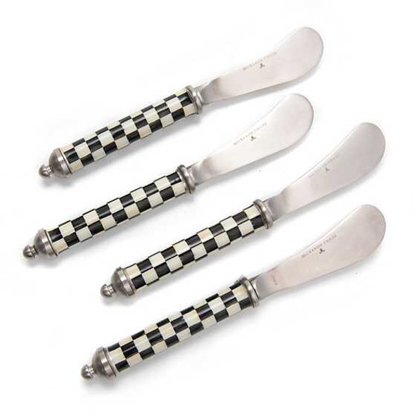 COURTLY CHECK SUPPER CLUB SPREADERS SET OF 4 - 37386-40