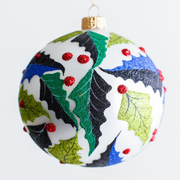 HOLLY JOLLY - HANDCRAFTED POLISH ORNAMENT - 1915
