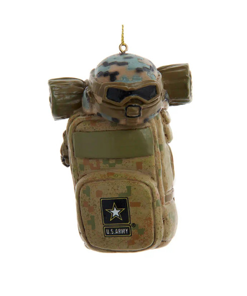 ARMY BACKPACK WITH HELMET ORNAMENT - AM2231