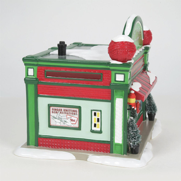 SNOW VILLAGE - WARM AND COZY YARN SHOP - 6013586