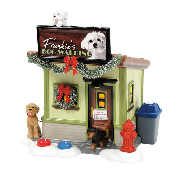 SNOW VILLAGE - FRANKIE'S DOG WALKING CO - 6013584