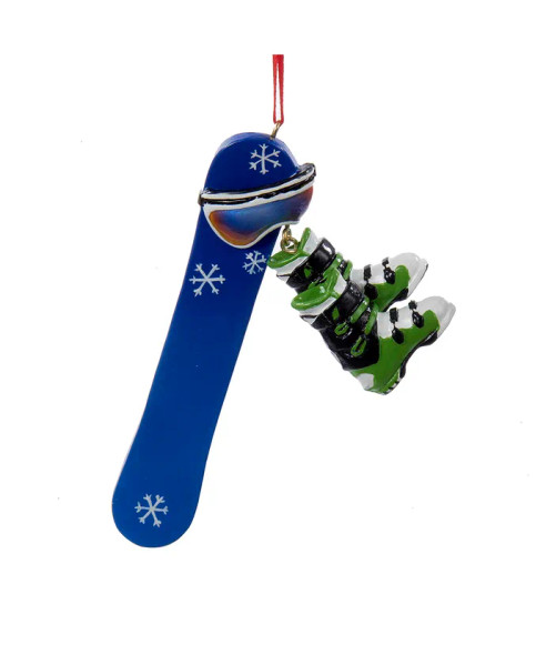 SNOWBOARD ORNAMENT - D2633