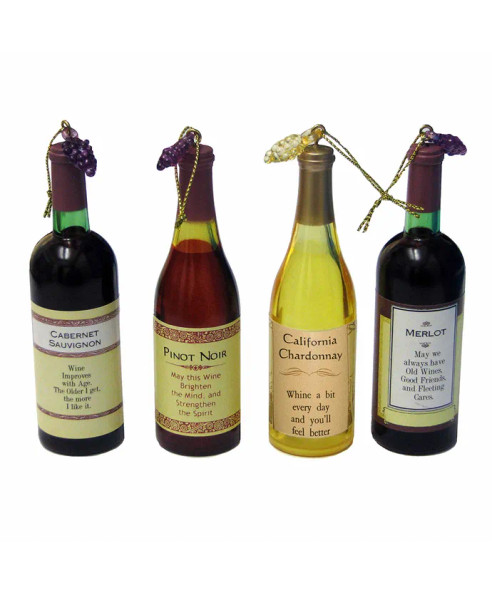 ACRYLIC WINE BOTTLE ORNAMENT - D1299